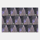 Weihnachtsbaum festes Wrapping Papier Flachblätter (Vorderseite)