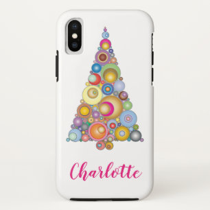 Weihnachtsbaum Festlicher Chic Bunter Mädchenhafte Case-Mate iPhone Hülle