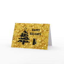 Weihnachtsbaum & Feuerlöscherin Weihnachtskarte