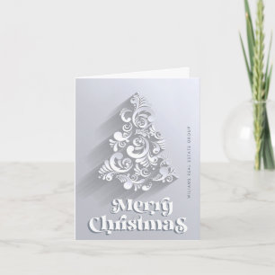Weihnachtsbaum Firmenbegrüßung Ornament Feiertagskarte