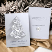 Weihnachtsbaum Firmengrüße Feiertagskarte