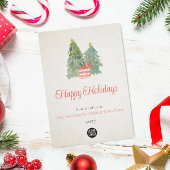 Weihnachtsbaum-Firmenlogo Weihnachtskarte Einladung