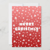 Weihnachtsbaum-Flachkarte (Vorderseite)