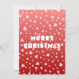 Weihnachtsbaum-Flachkarte