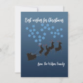 Weihnachtsbaum-Flachstiftkarte Mitteilungskarte (Vorderseite)