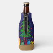 Weihnachtsbaum Flaschenkühler (Flasche Rückseite)