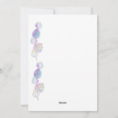 Weihnachtsbaum-Flat-Urlaubskarte Feiertagskarte (Rückseite)