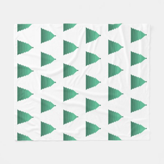 Weihnachtsbaum Fleece Blanket (Vorderseite (Horizontal))
