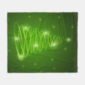 Weihnachtsbaum-Fleece-Decke Fleecedecke (Vorderseite (Horizontal))