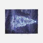 Weihnachtsbaum Fleecedecke (Vorderseite (Horizontal))