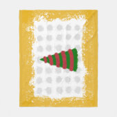 Weihnachtsbaum Fleecedecke (Vorderseite)