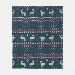 Weihnachtsbaum Fleecedecke