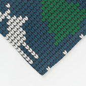 Weihnachtsbaum Fleecedecke (Ecke)