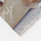 Weihnachtsbaum Fleecedecke (Ecke)
