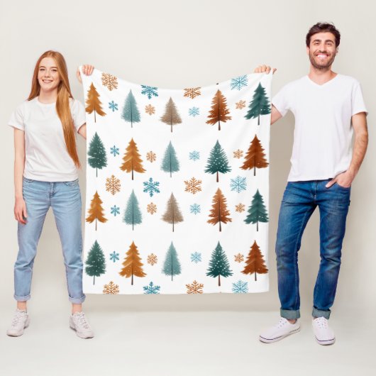 Weihnachtsbaum Fleecedecke (Beispiel)