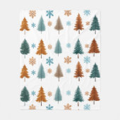 Weihnachtsbaum Fleecedecke (Vorderseite)