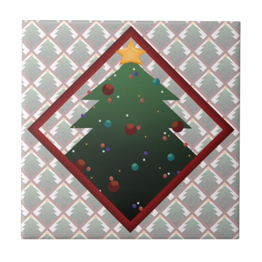 Weihnachtsbaum Fliese (Vorderseite)