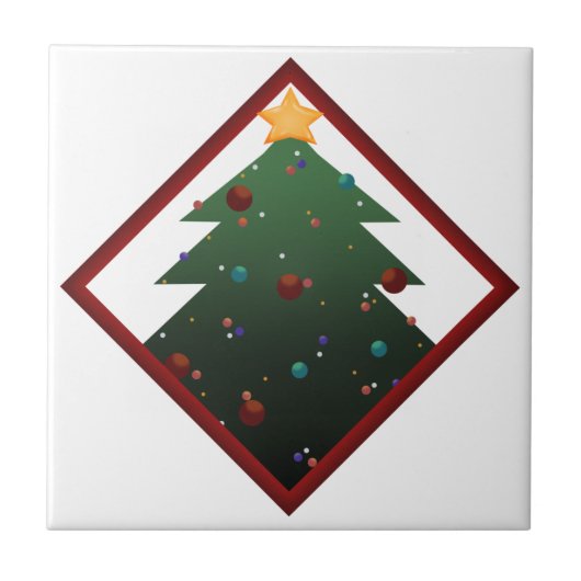 Weihnachtsbaum Fliese (Vorderseite)