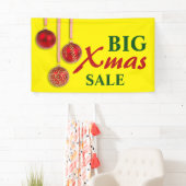 Weihnachtsbaum-Flitter rot + Ihre Ideen Banner (Insitu)