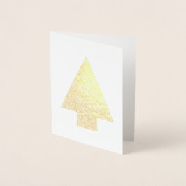 Weihnachtsbaum Folienkarte
