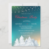 Weihnachtsbaum, Forest Christmas Company Party Einladung (Vorderseite)