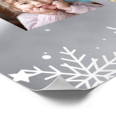 Weihnachtsbaum-Foto Collage Holiday Poster (Ecke)