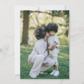 Weihnachtsbaum | Foto | Custom Feiertagskarte (Rückseite)