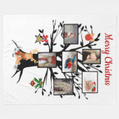 Weihnachtsbaum Foto Fleece Blanket (Vorderseite (Horizontal))