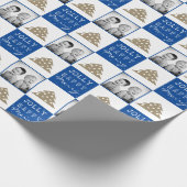 Weihnachtsbaum-Foto Geschenkpapier (Ecke)