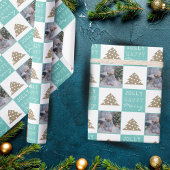 Weihnachtsbaum-Foto Geschenkpapier