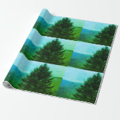 Weihnachtsbaum-Foto Geschenkpapier (Ungerollt)
