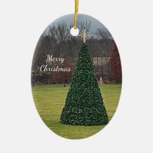 Weihnachtsbaum Foto Ornament (Vorne)