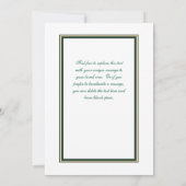 Weihnachtsbaum Foto Ornament Feiertagskarte (Rückseite)