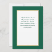 Weihnachtsbaum Foto Ornament Feiertagskarte (Rückseite)