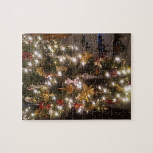 Weihnachtsbaum-Foto Puzzle (Horizontal)