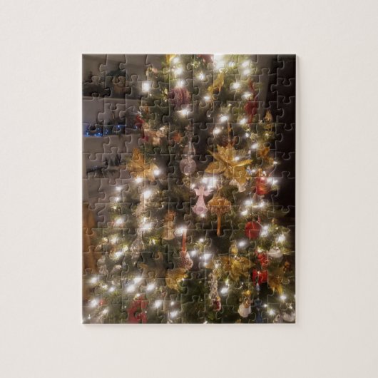 Weihnachtsbaum-Foto Puzzle (Vertikal)