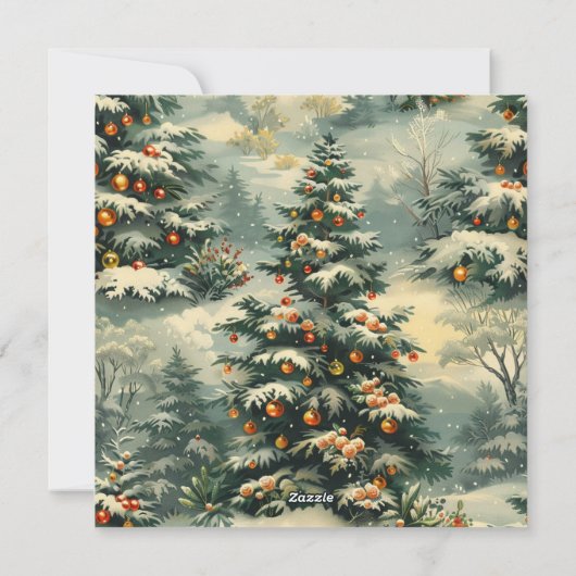 Weihnachtsbaum Foto Weihnachten (Rückseite)