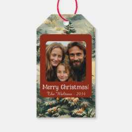 Weihnachtsbaum Foto Weihnachten Geschenkanhänger