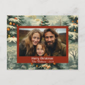 Weihnachtsbaum Foto Weihnachten Postkarte (Vorderseite)