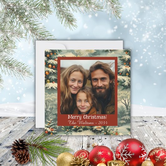 Weihnachtsbaum Foto Weihnachten Postkarte