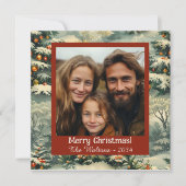 Weihnachtsbaum Foto Weihnachten Postkarte (Vorderseite)