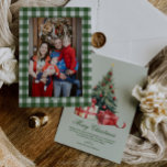 Weihnachtsbaum Foto Weihnachtskarte Feiertagskarte<br><div class="desc">Freuen Sie sich auf einen angenehmen Aufenthalt mit diesem eleganten Weihnachtsbaum in Aquarell und der Weihnachtskarte für das Foto. Diese schöne, einfache Holiday Karte ist der perfekte Weg, um Ihre Saison Grüße zu senden. Einfach den Gruß personalisieren und die Schriftart nach Ihren Wünschen bearbeiten. Diese skurrile Weihnachtskarte ist ein charmanter...</div>