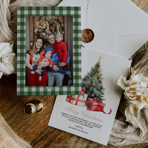 Weihnachtsbaum Foto Weihnachtskarte Feiertagskarte