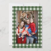 Weihnachtsbaum Foto Weihnachtskarte Feiertagskarte (Rückseite)