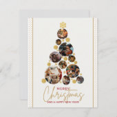 Weihnachtsbaum Foto Weihnachtskarte Feiertagskarte (Vorne/Hinten)