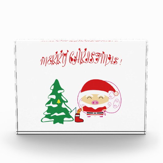 Weihnachtsbaum Fotoblock (Vorderseite)