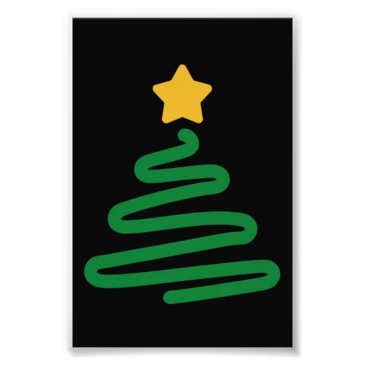Weihnachtsbaum Fotodruck (Vorne)