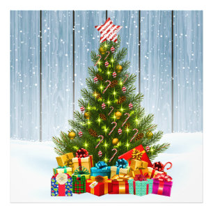 Weihnachtsbaum Fotodruck