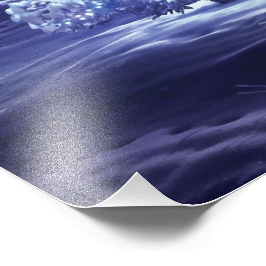 Weihnachtsbaum Fotodruck (Ecke)