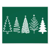 Weihnachtsbaum Fotodruck (Vorne)